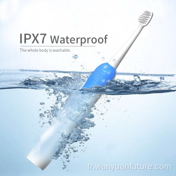 IPX7 Brosse de dents de voyage sonore adulte imperméable
